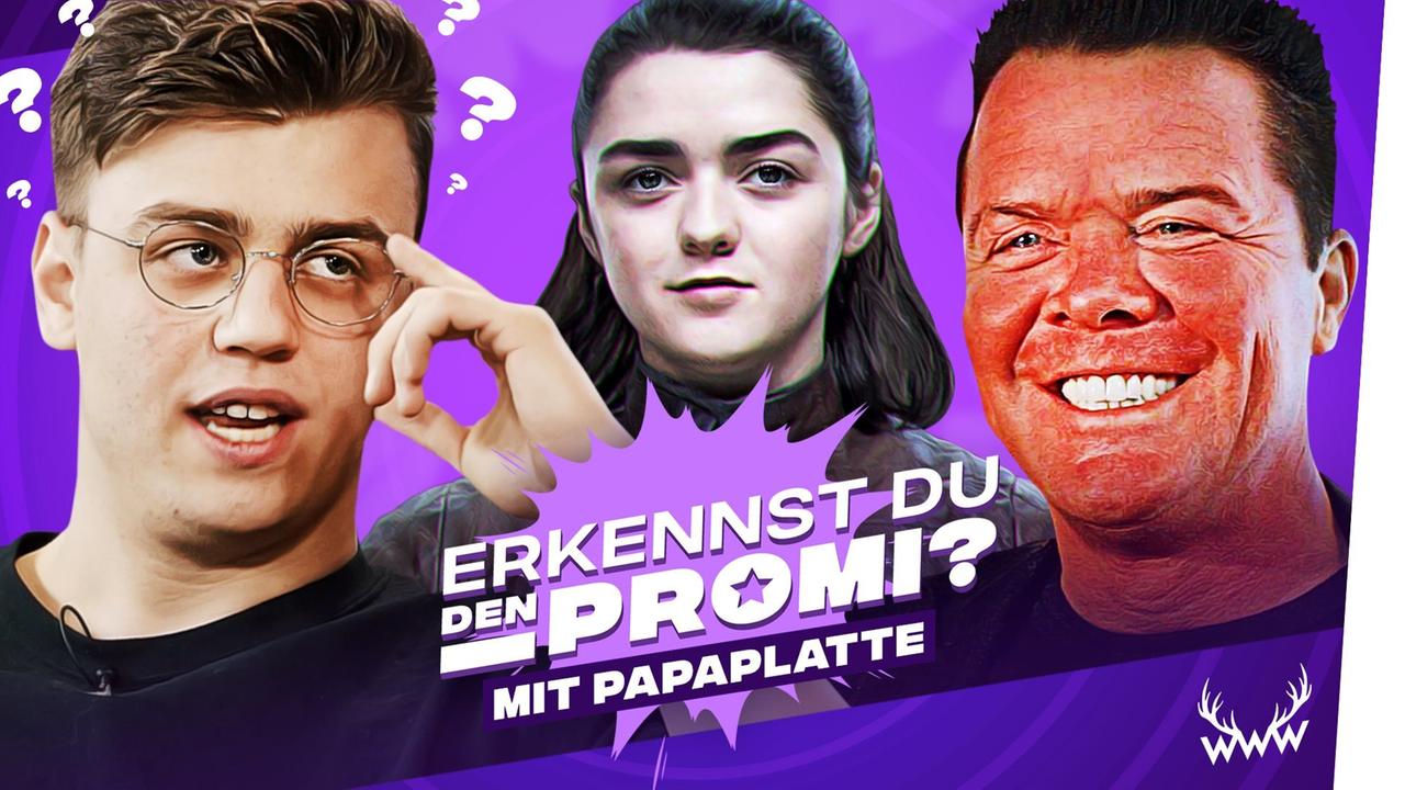 Erkennst DU den Promi? (mit Papaplatte)