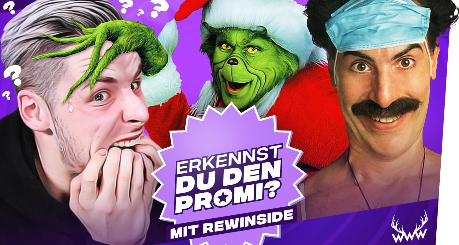 Erkennst DU den Promi? (mit Rewinside)