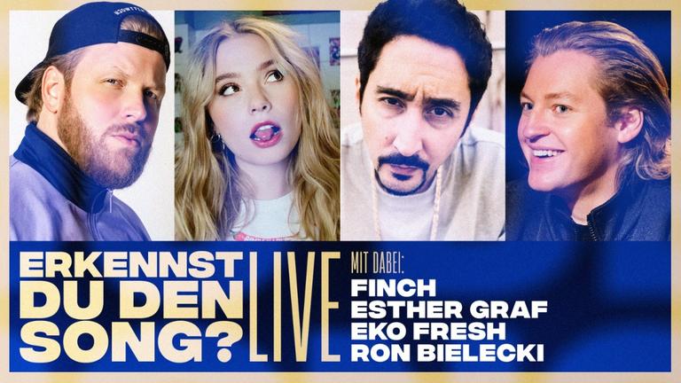 Erkennst DU den Song? - LIVE (mit Finch, Ron Bielecki, Eko Fresh & Esther Graf)