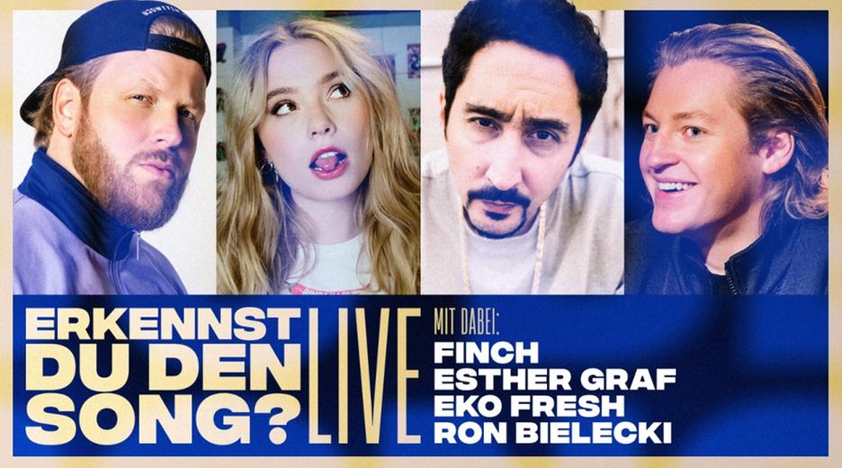 Erkennst DU den Song? - LIVE (mit Finch, Ron Bielecki, Eko Fresh & Esther Graf)