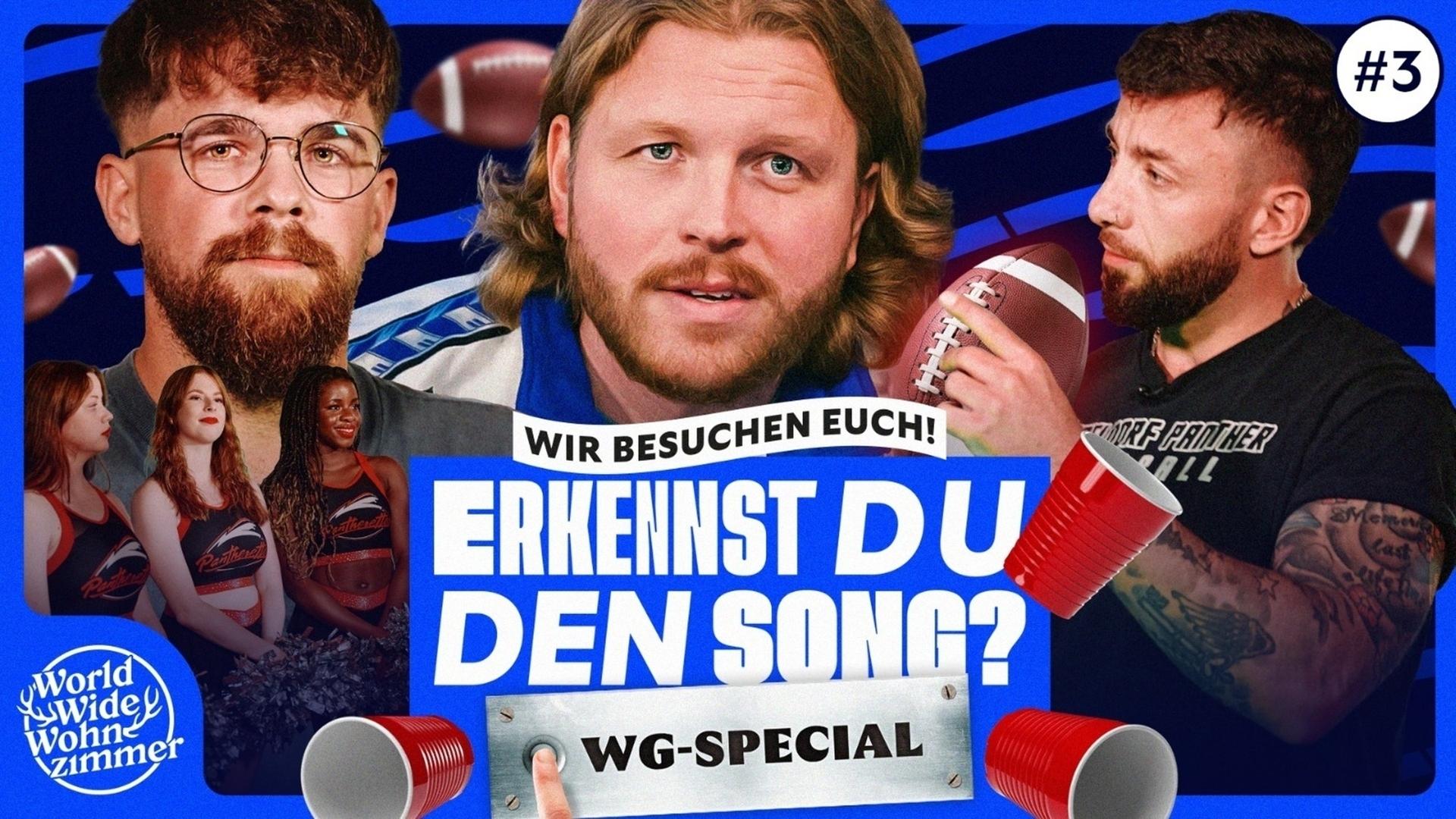 Erkennst DU den Song? - WG-Special (mit Finch als Joker) - Die Football-WG aus Erkrath