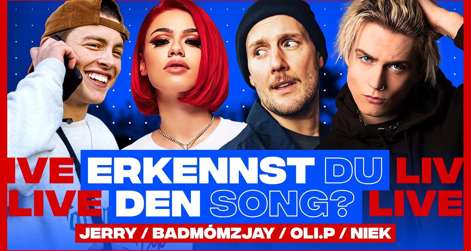 Erkennst DU den Song LIVE (mit Badmómzjay, Oli.P, Niekbeats und Jerry Vsan)