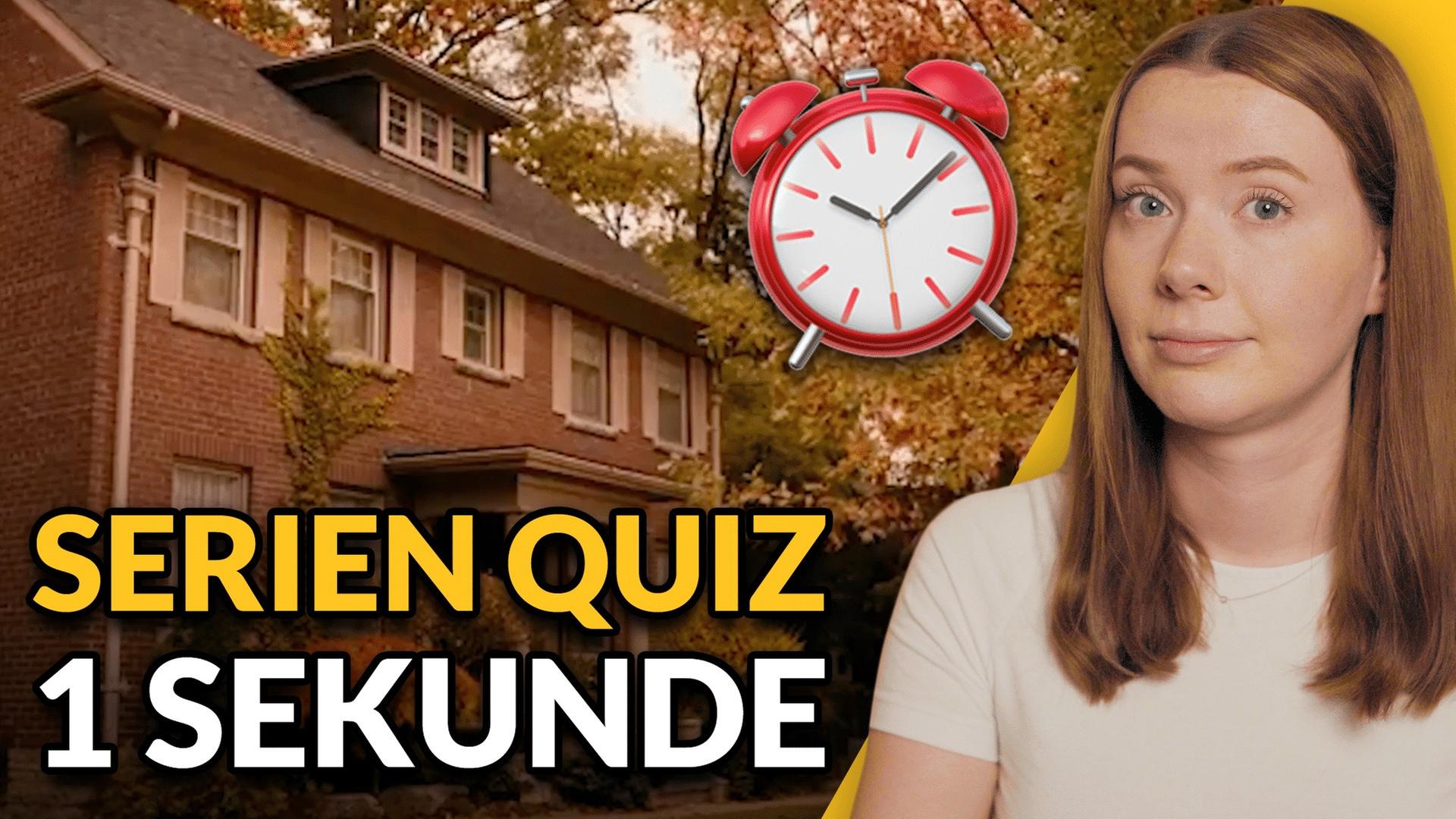 Erkennst du die SERIE an 1 SEKUNDE?!  PART 3 - SERIEN QUIZ
