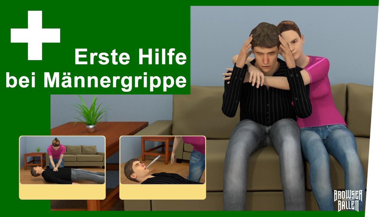 Erste Hilfe bei Männergrippe