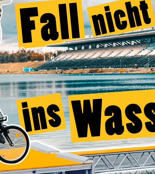 Fahre mit dem Rad übers Wasser – Balance Challenge -- Das schaffst du nie!