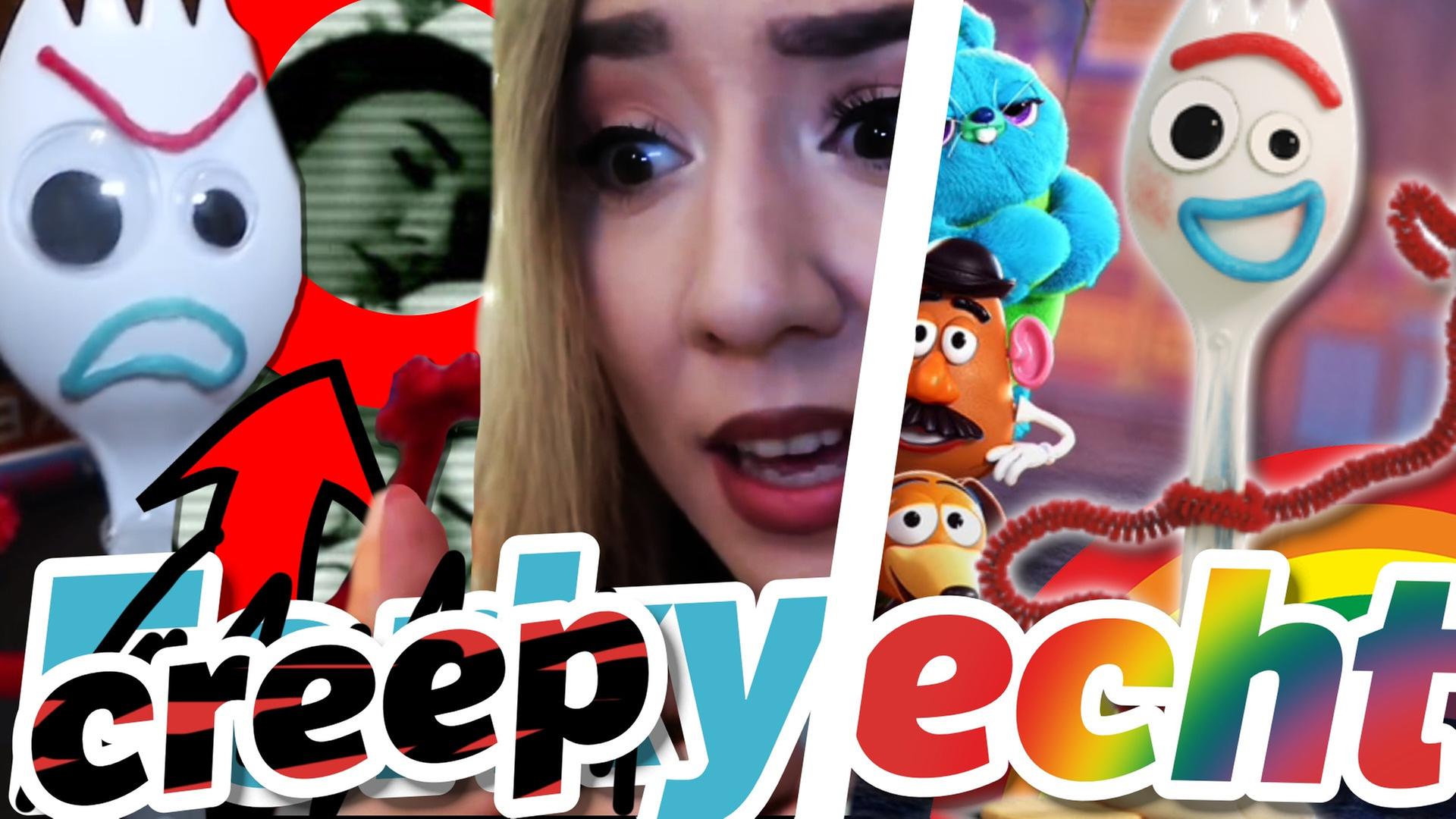 *FAKE FORKY* Rebekah Wing gruselt sich (immer noch). Doof: FORKY ist NICHT GRUSELIG!