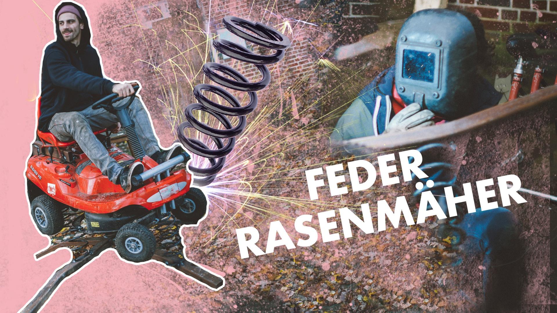 Federwippe mit Rasenmäher bauen - Kliemannsland