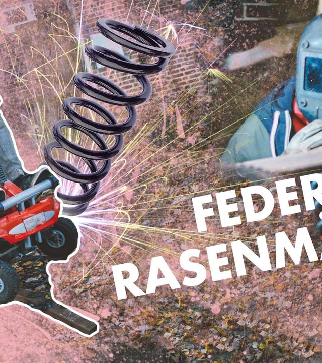 Federwippe mit Rasenmäher bauen - Kliemannsland