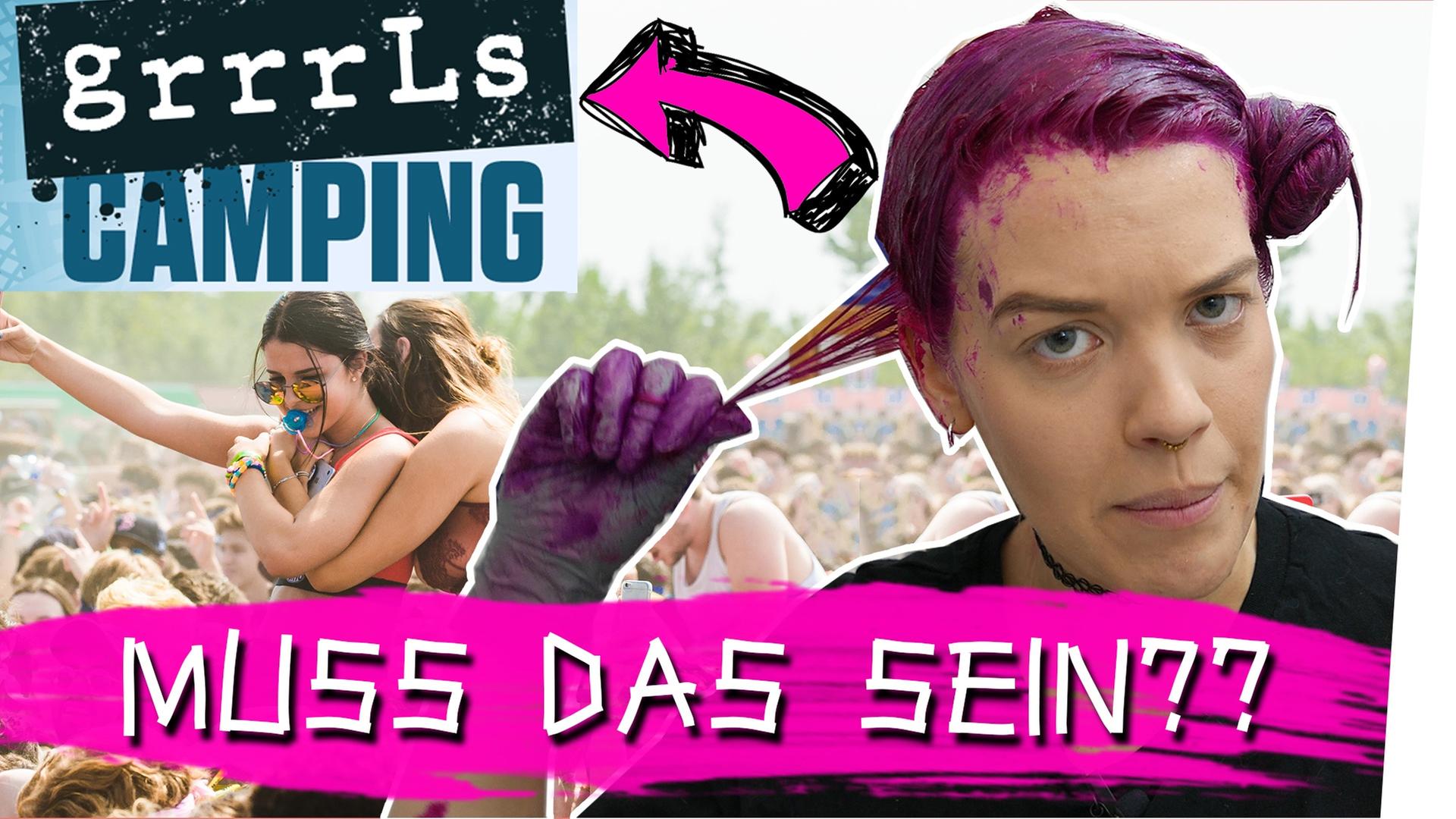 Festival Camping NUR für Frauen? Haare färben & FAQ -- Schruppert