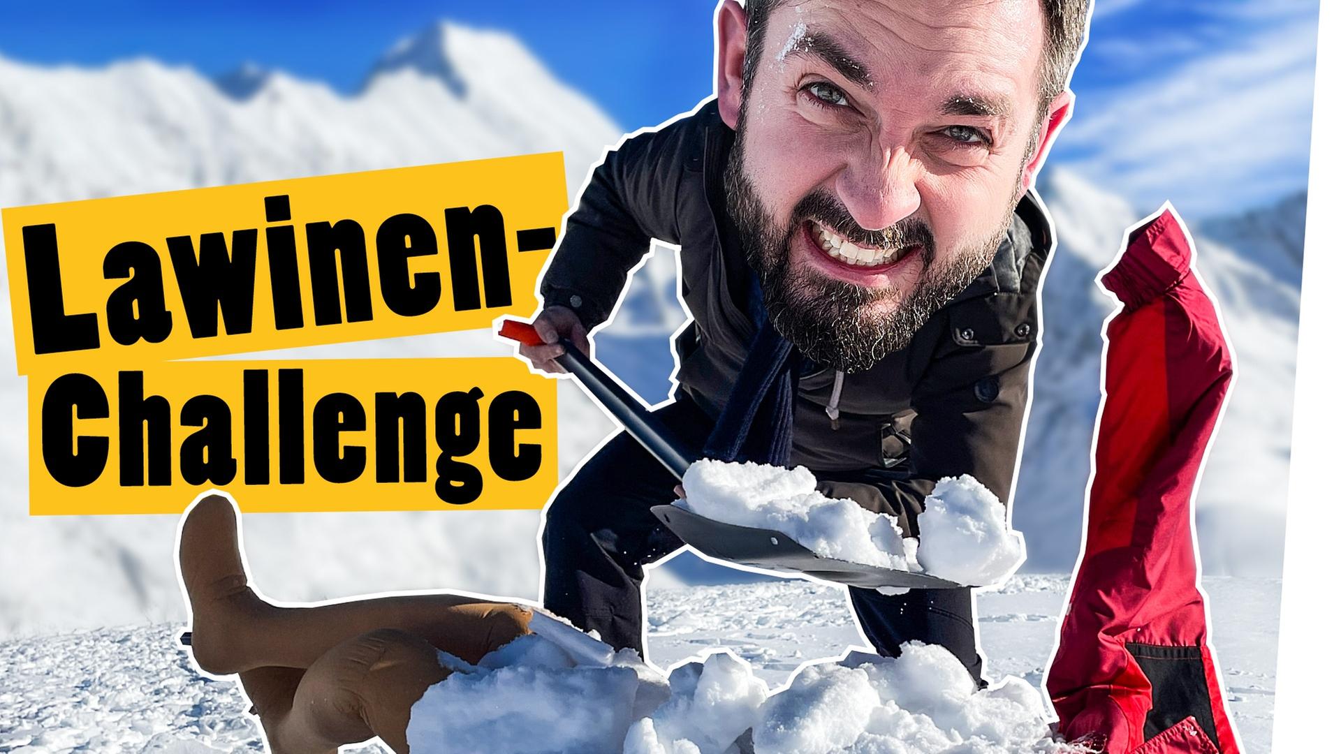 Finde Verschüttete in der Lawine -- Das schaffst du nie!