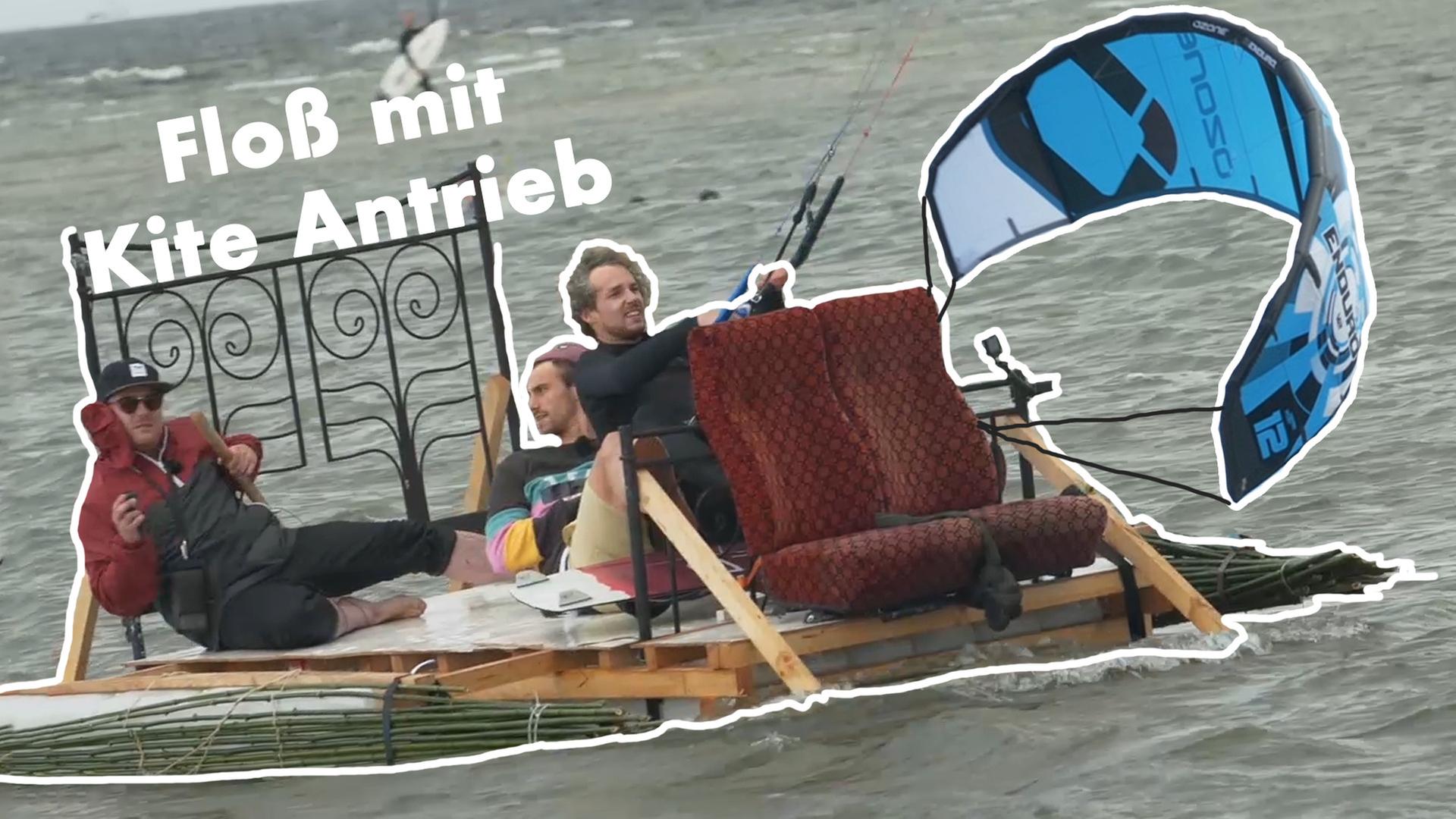 FLOßRENNEN Wind vs Muskeln auf dem Meer - vs Laura Kampf