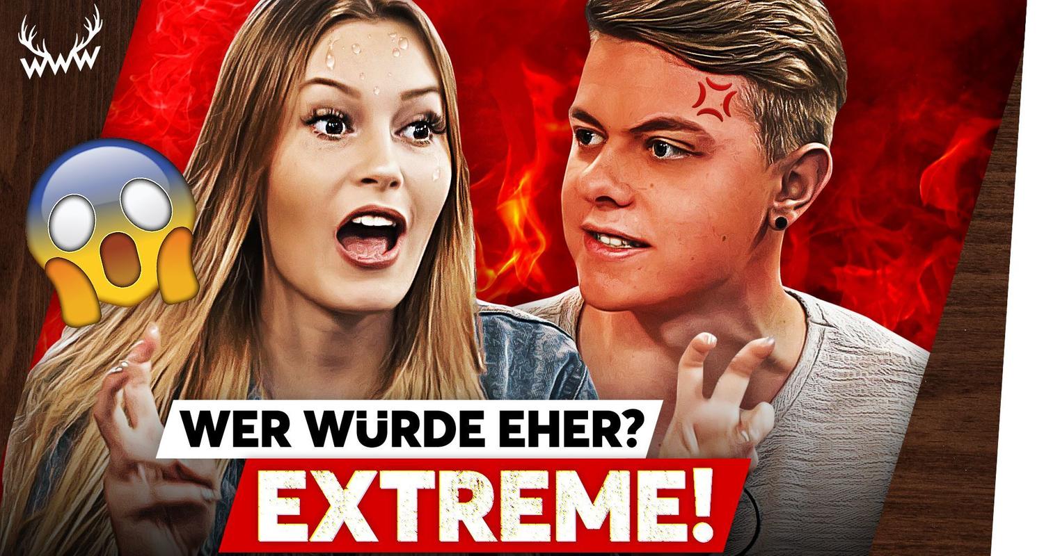 Fremdgehen? Katzenbaby töten? - Wer würde eher... EXTREME! (mit Jonas & Denise)