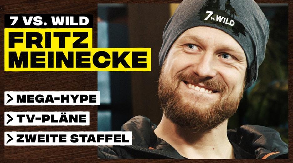 Fritz Meinecke über 7 vs. Wild-Hype, Staffel zwei, TV-Pläne und ECHTE Gefahren im Wald...
