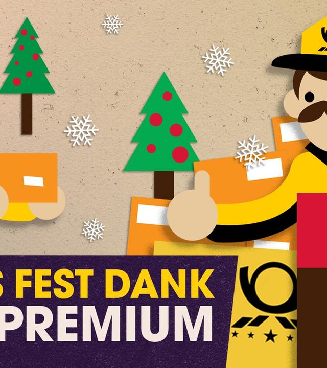 Frohes Fest dank Post-Premium