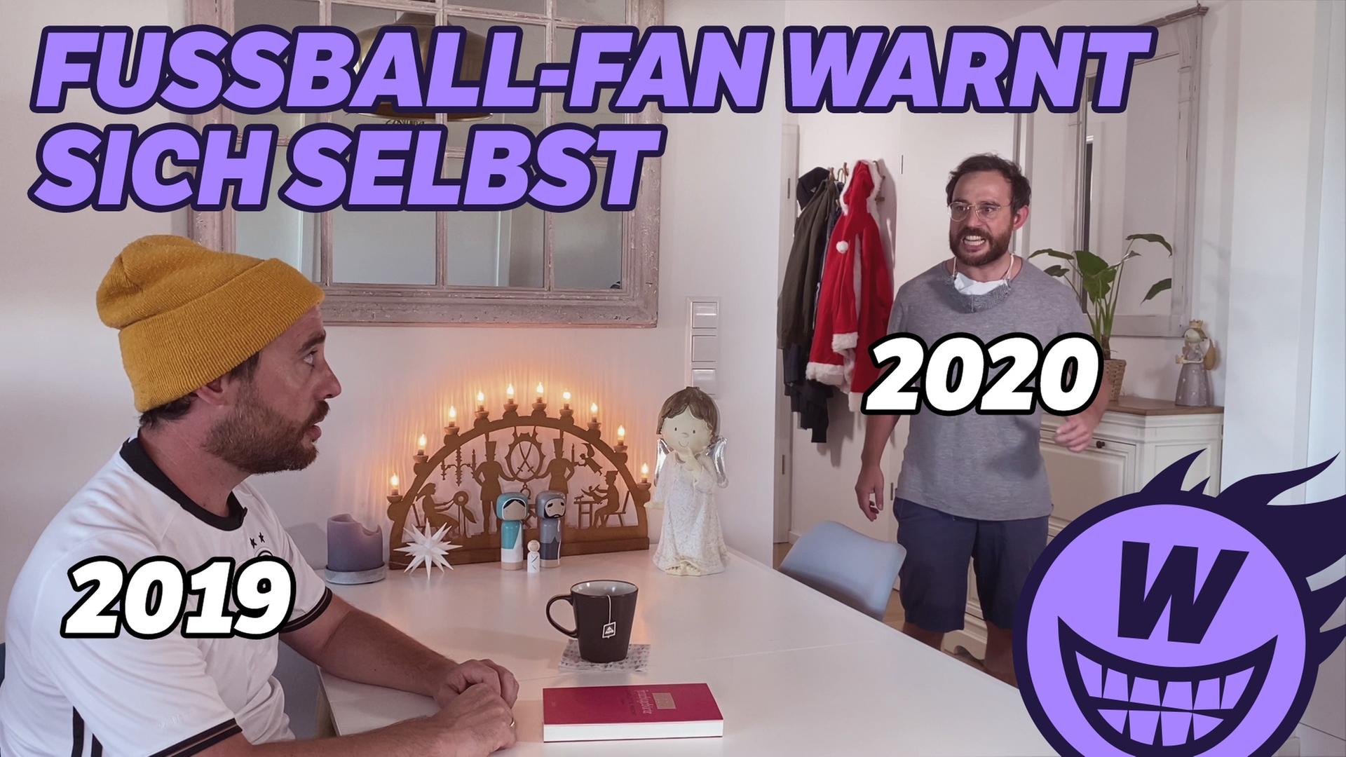Fußball-Fan macht Zeitreise ins Jahr 2019