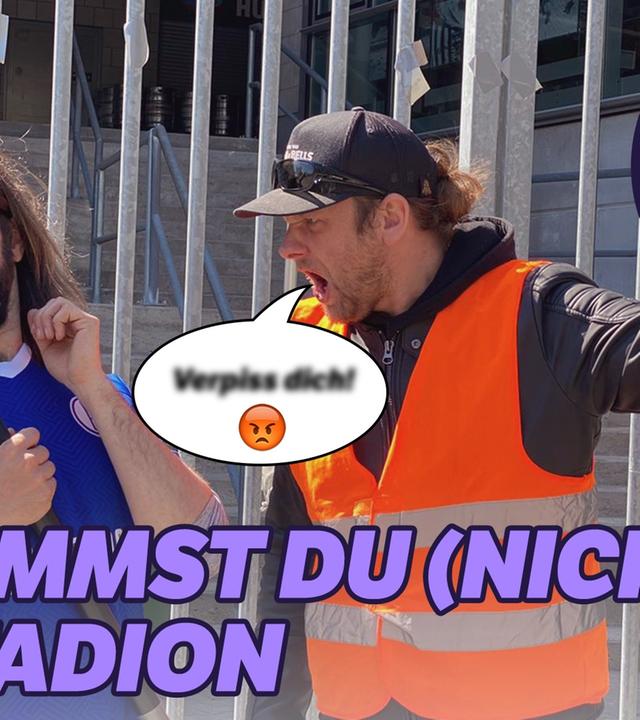 Fußball-Fans wollen ins Stadion