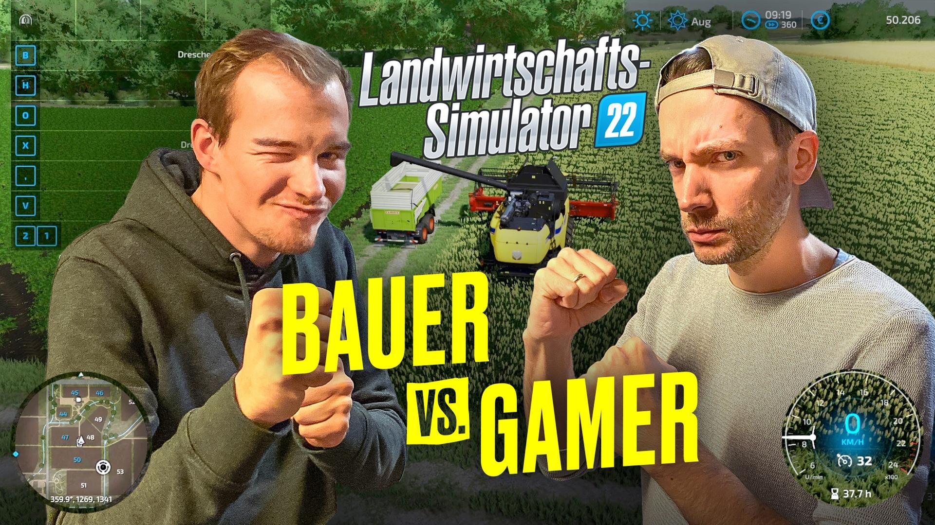 @GameTwo und Landwirt zocken LS 22: Wer wird reicher in 2h? I Hundert Hektar Heimat