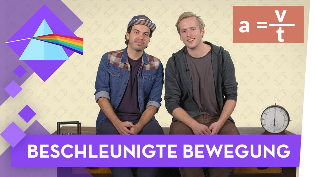 Bild für Gleichmässig beschleunigte Bewegung - Physik musstewissen