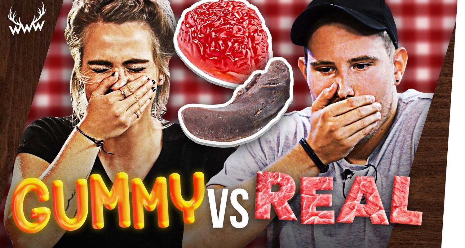 GUMMY FOOD vs. REAL FOOD! (mit Sarah Mangione)