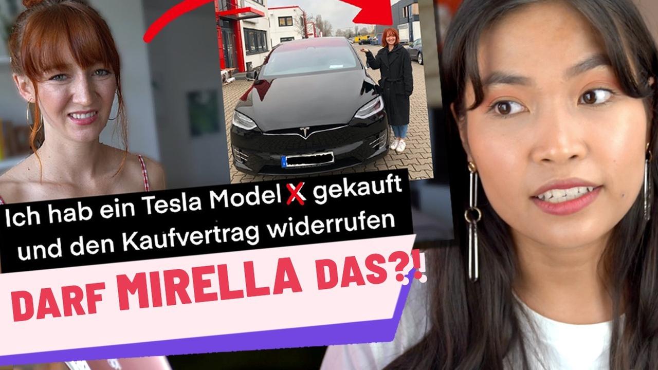 Hazel reagiert auf Mirellas Tesla-Video: Darf sie das Auto zurückgeben?