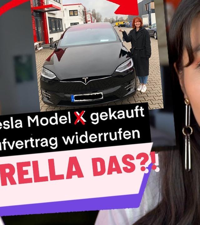Hazel reagiert auf Mirellas Tesla-Video: Darf sie das Auto zurückgeben?