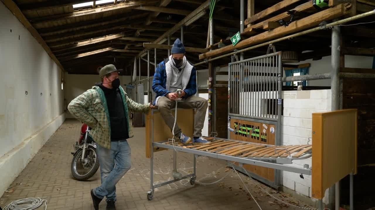 Hebebühne aus Pflegebett bauen - Kliemannsland