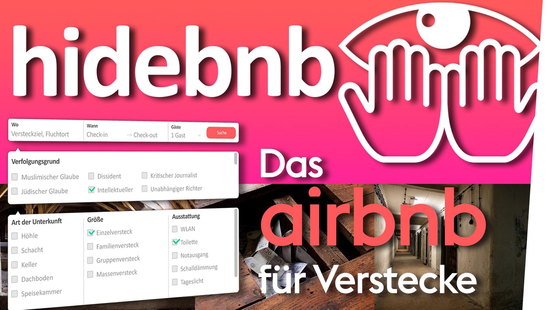 hidebnb – Das airbnb für Verstecke