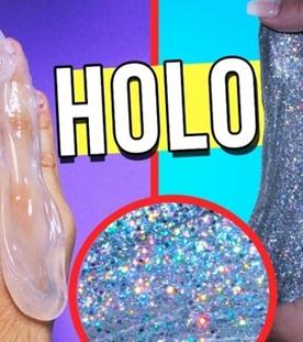 Holo Schleim selber machen! Unicorn Slime DIY