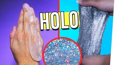 Holo Schleim selber machen! Unicorn Slime DIY