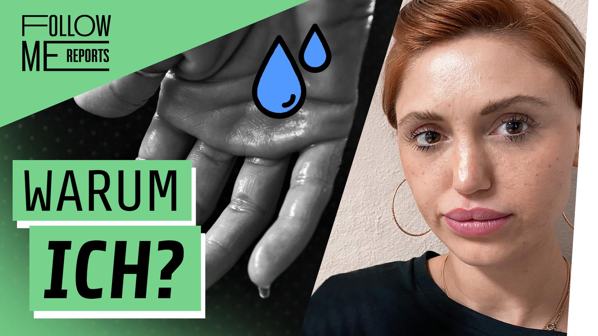 Ich schwitze so krass, dass es tropft