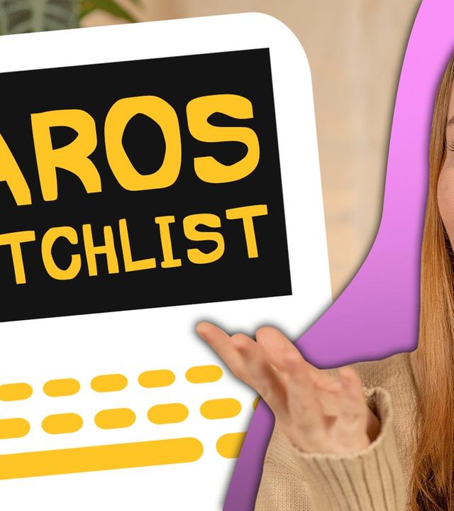 Ich sortiere meine Watchlist von "muss ich sehen" zu "naja vielleicht später" 