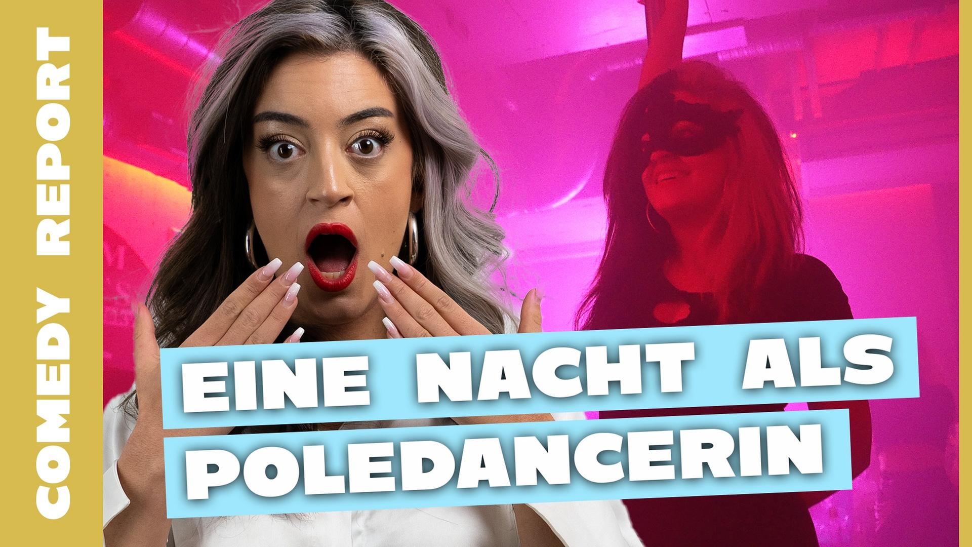 Ich tanze Poledance im Frankfurter Nachtclub