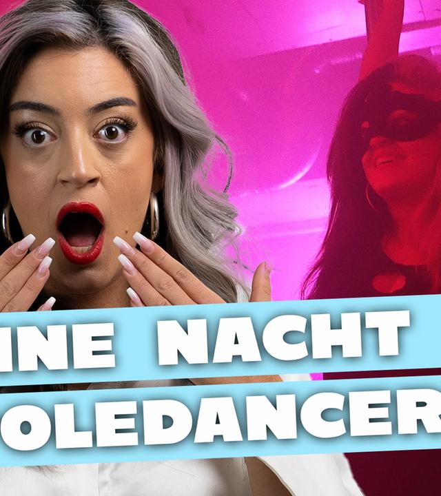 Ich tanze Poledance im Frankfurter Nachtclub
