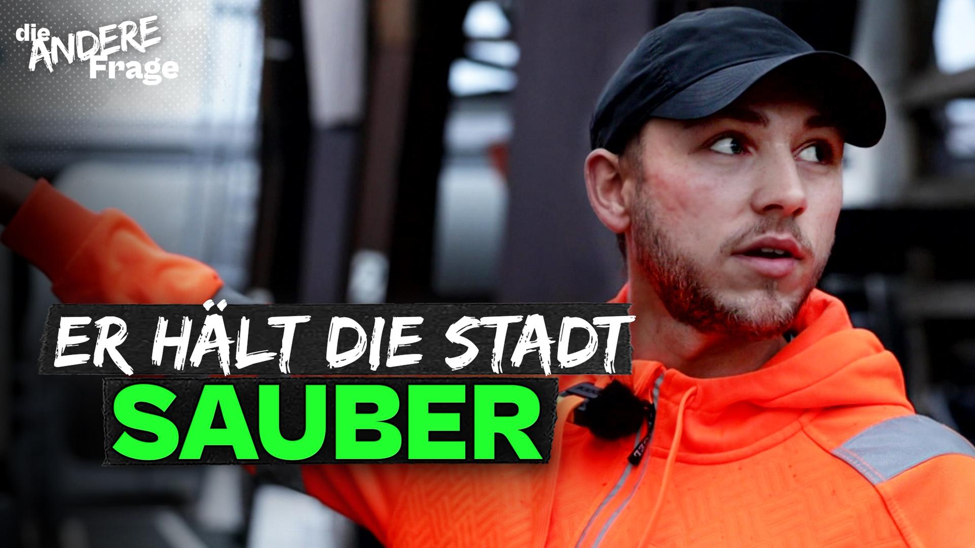 Illegaler Müll und Mittelfinger - so ist der Job als Straßenreiniger - Die andere Frage