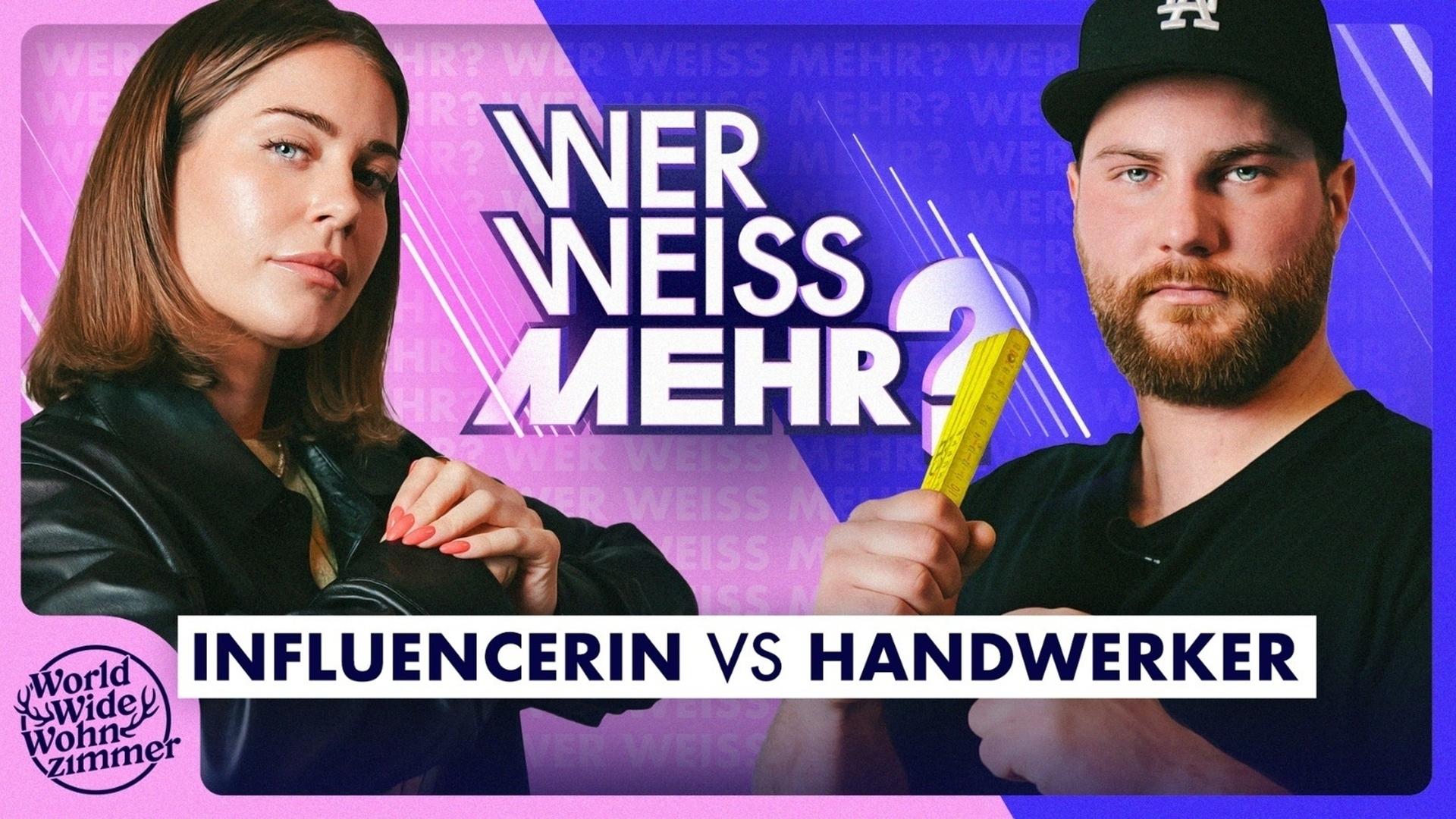 INFLUENCERIN vs. HANDWERKER: Wer weiß mehr? - Das neue Quiz!