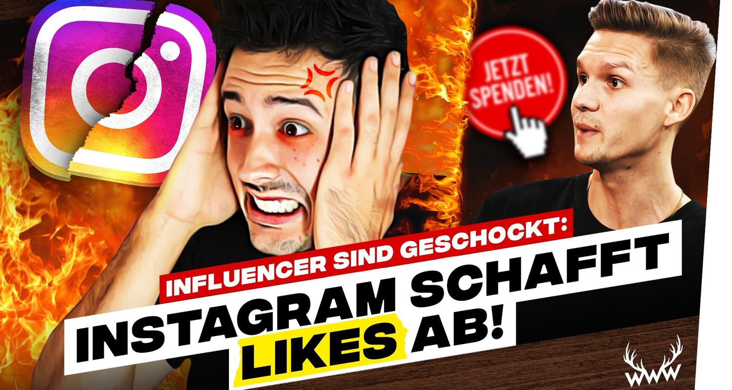 Instagram schafft Likes ab! • SPENDEN für KsFreak & Krappi! - #WWW