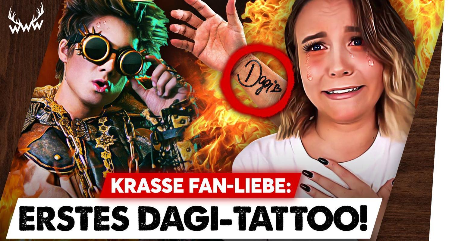 IRRE: Das erste DAGI BEE TATTOO! • Traumpaar: Julien Bam & Dagi Bee - #WWW