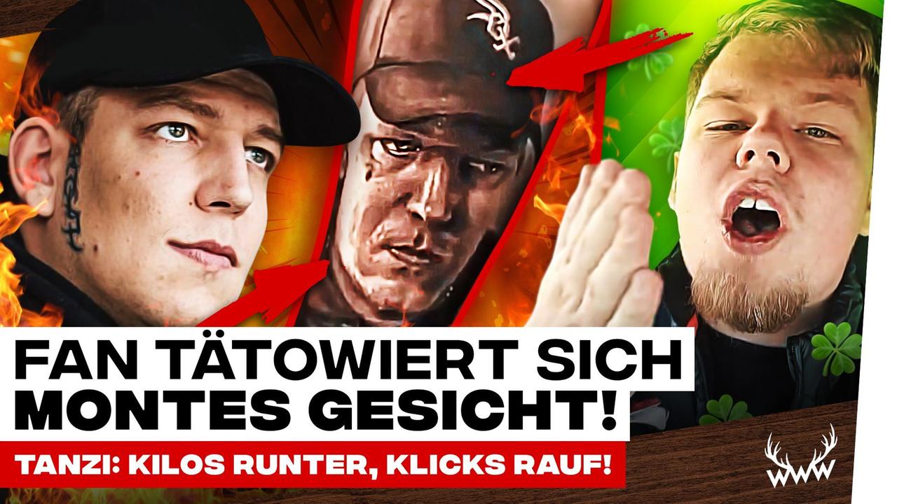 IRRE: Fan tätowiert sich Montes GESICHT! • Tanzi: Kilos runter, Klicks rauf! - #WWW