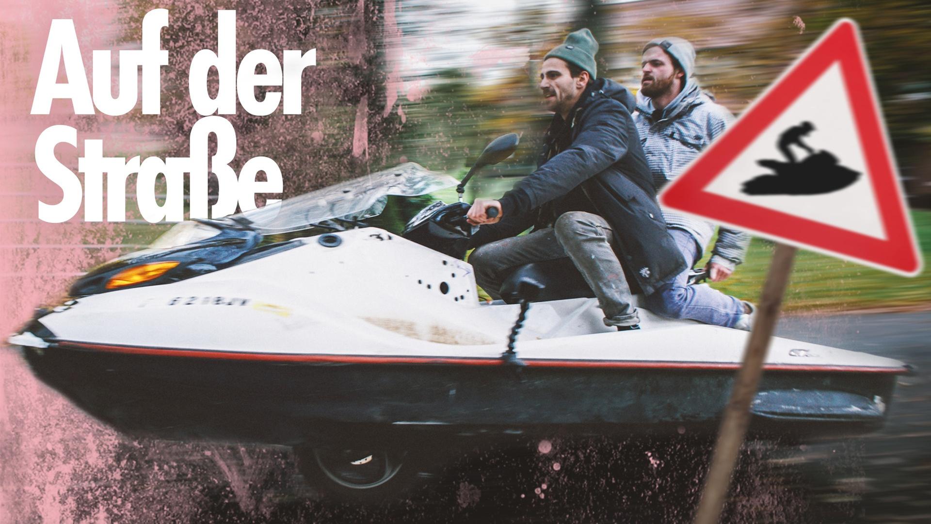 Jetski ohne Wasser fahren - Kliemannsland