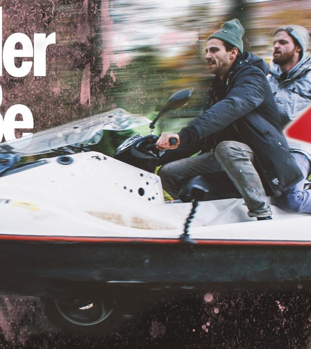 Jetski ohne Wasser fahren - Kliemannsland