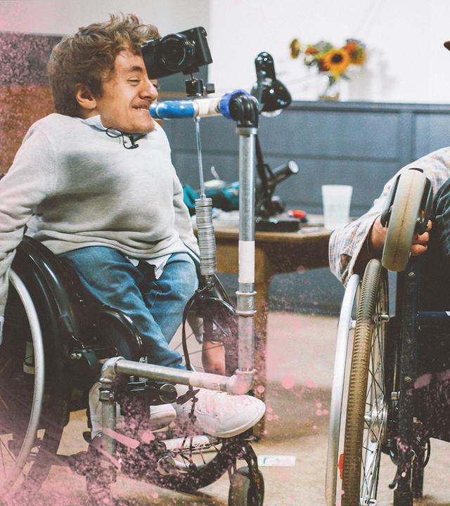 Kamerahalterung DIY auf Rollstuhl bauen - Kliemannsland