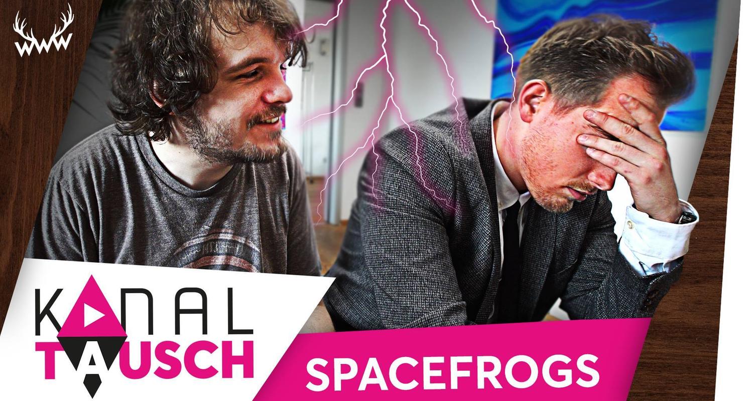 Kanaltausch mit den Space Frogs ESKALIERT!