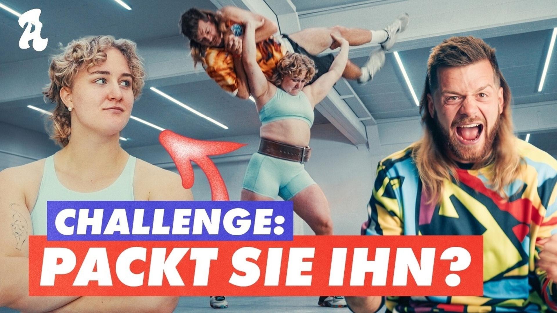 Kann sie Jan Schlappen stemmen? Challenge mit Gewichtheberin Kiara Klug und Jan Schlappen / ATHLETES