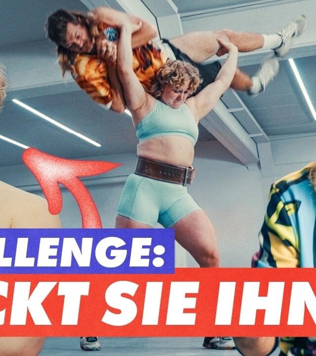 Kann sie Jan Schlappen stemmen? Challenge mit Gewichtheberin Kiara Klug und Jan Schlappen / ATHLETES