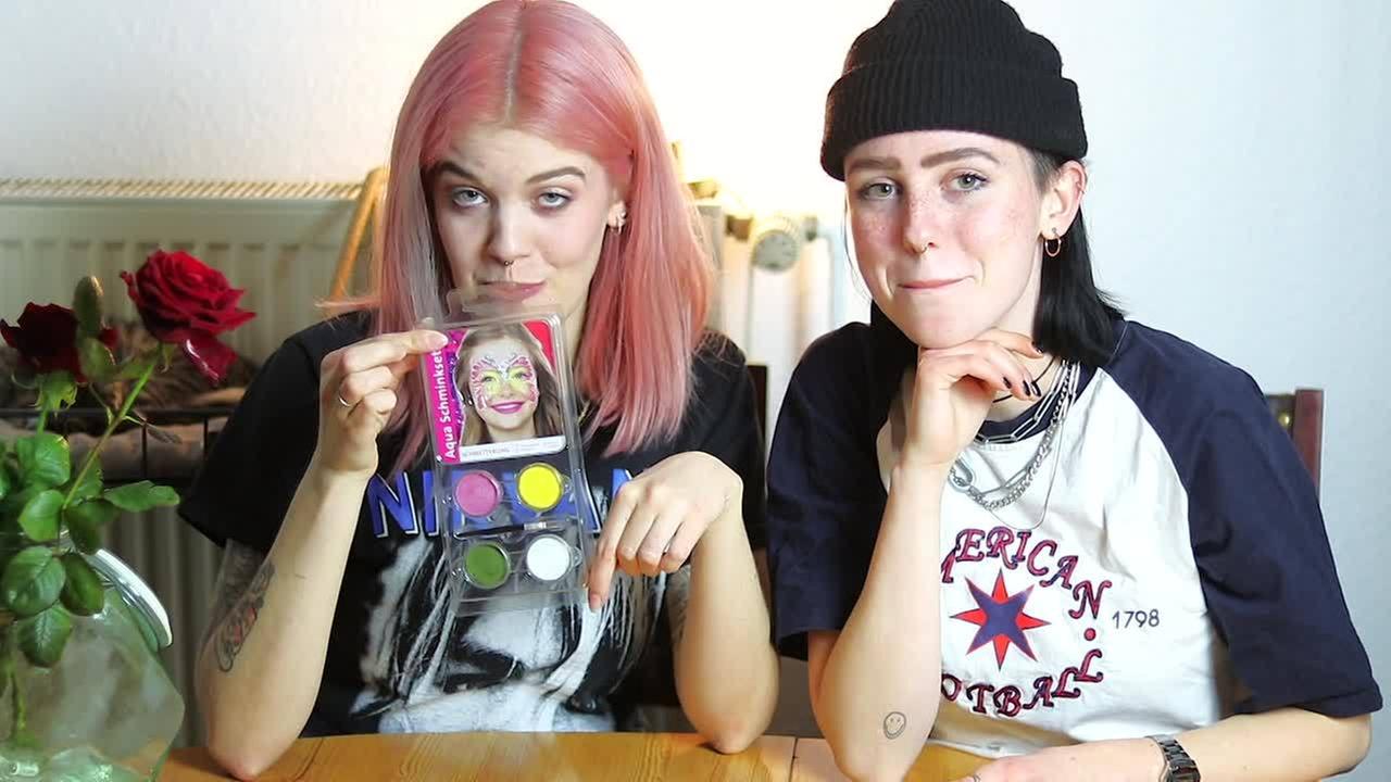 Karneval-Kinderschmink-Challenge in der Schmetterlingsedition (Fail sos) - mit Schruppert