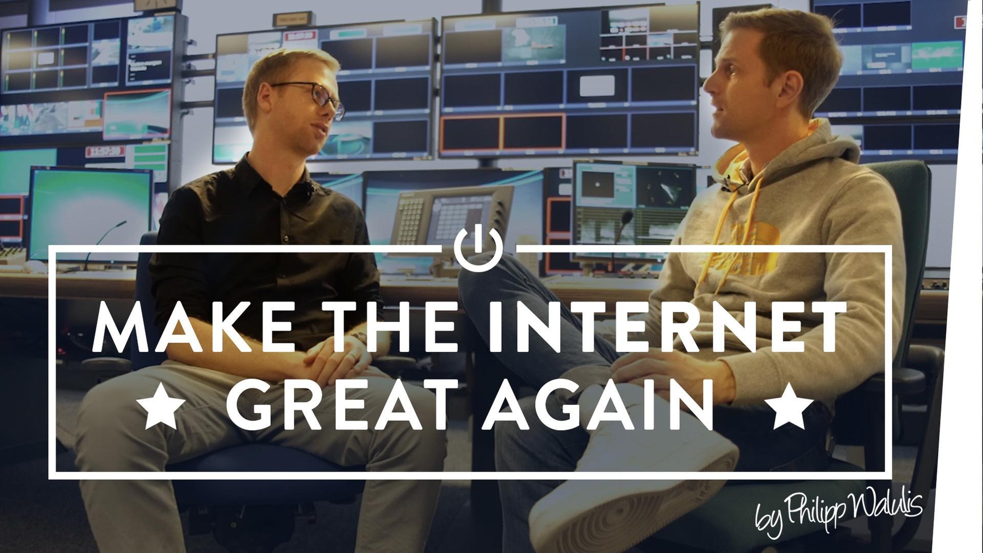 Klassenfahrt in die große Fernsehwelt [Make The Internet Great Again By Philipp Walulis]