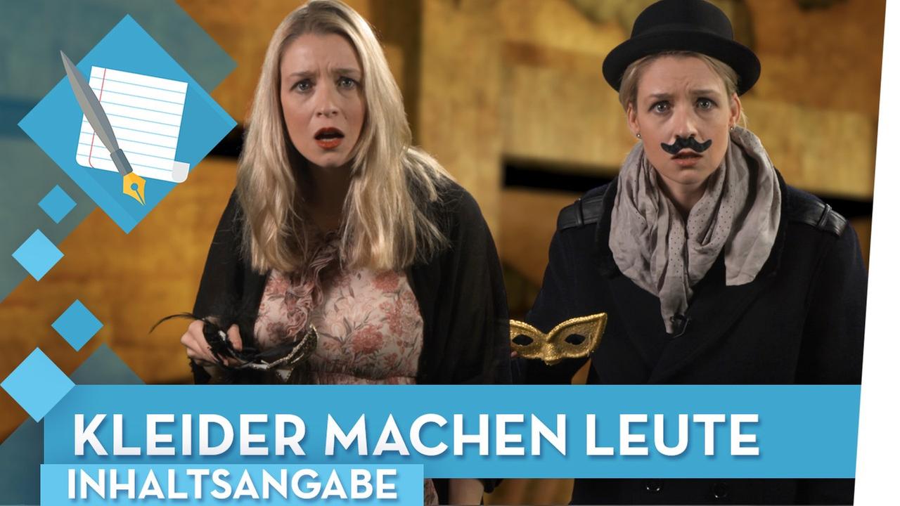 Bild für Kleider machen Leute Inhaltsangabe - Deutsch musstewissen