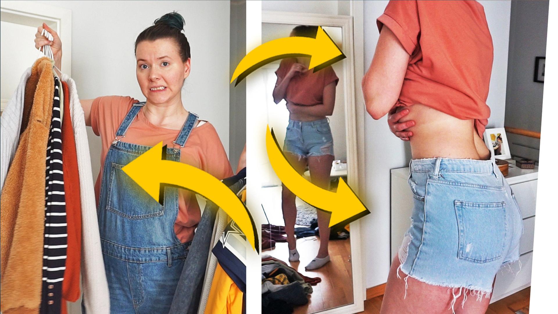 KLEIDERSCHRANK AUSMISTEN + AUFRÄUMEN 3.0 - Ich probiere ALLE Klamotten an...