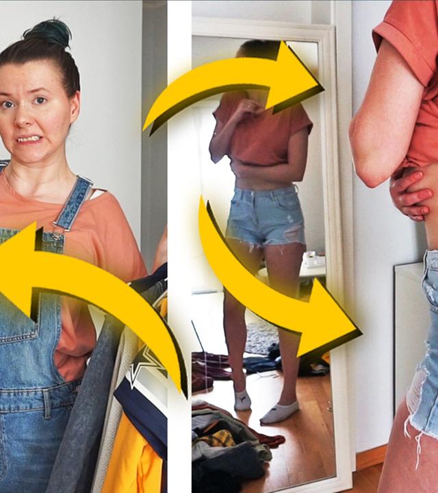 KLEIDERSCHRANK AUSMISTEN + AUFRÄUMEN 3.0 - Ich probiere ALLE Klamotten an...