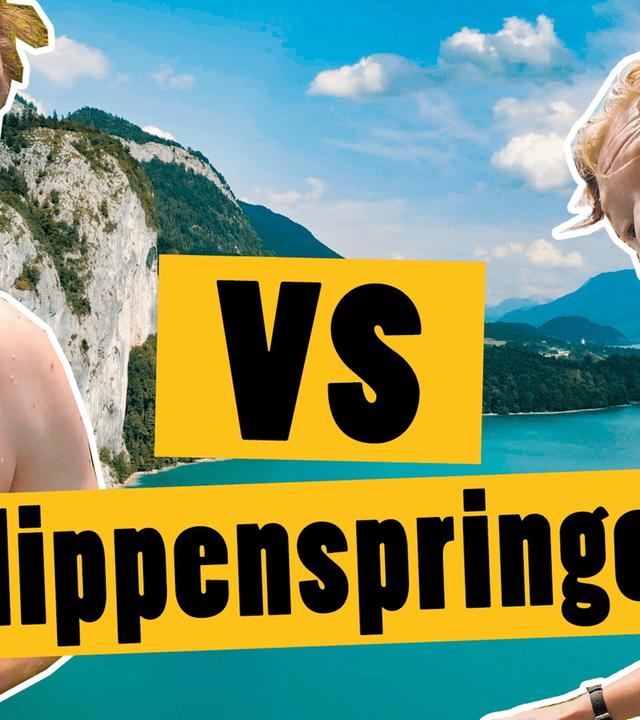 Klippenspringen! Wer traut sich höher? Meini vs. Marc -- Das schaffst du nie!
